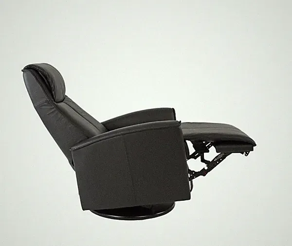 Fjords Urban Swing Relaxer Power Electric Recliner Chair Small Storm Leather