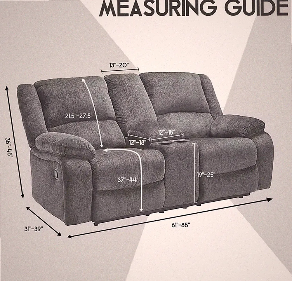 Reclining Loveseat with Middle Console Slipcover, 8Piece Velvet Stretch Sofa