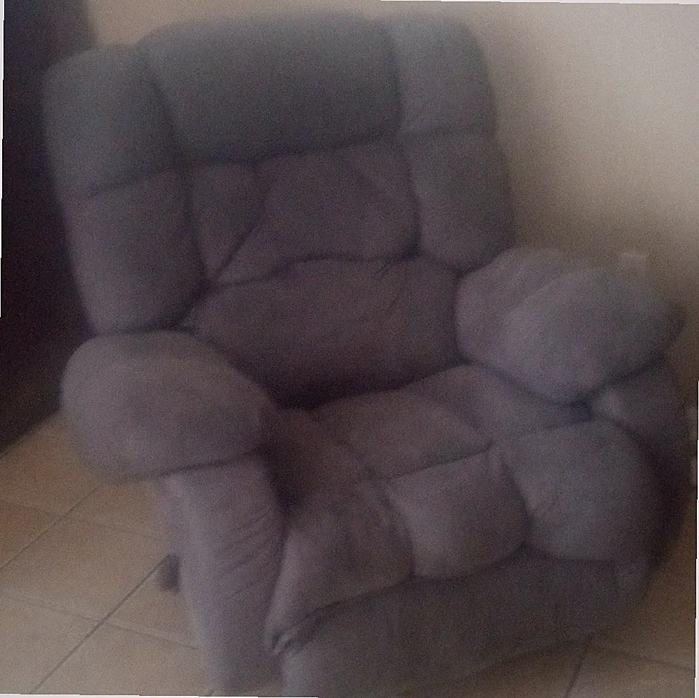 Washington Furniture Sales Gray Recliner Upholstered Padded Seat Chair